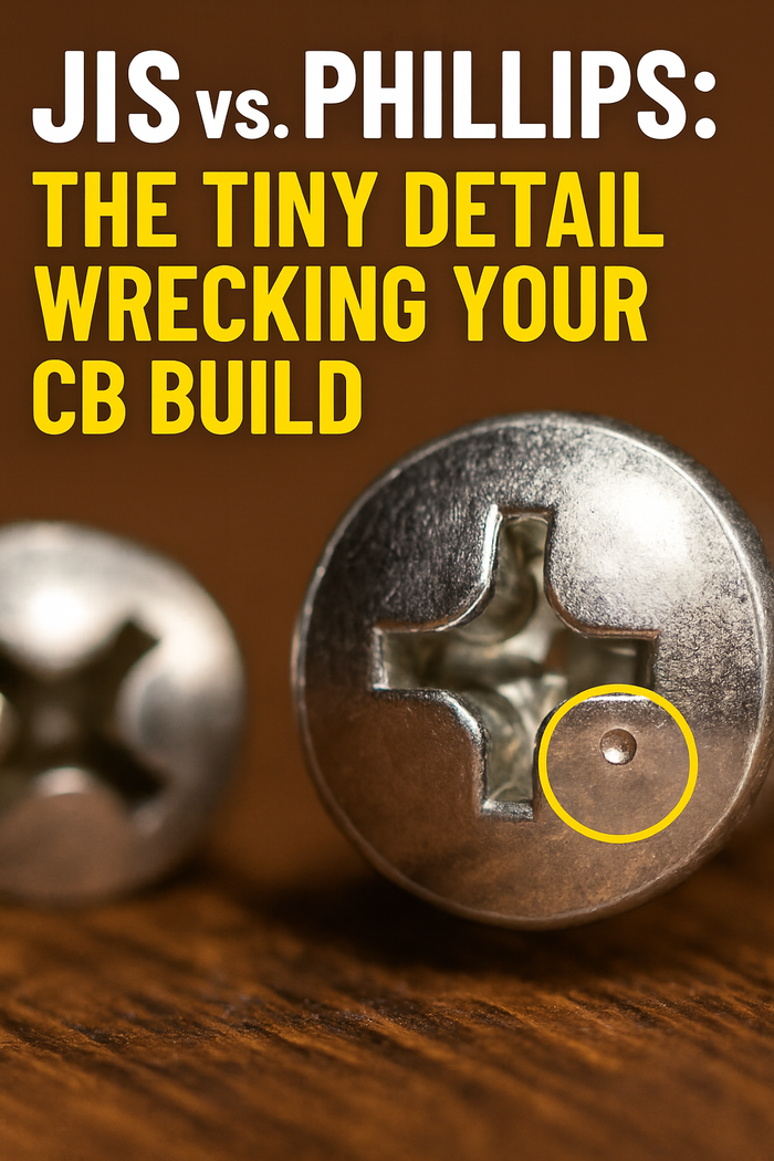 JIS vs. Phillips: The Tiny Detail Wrecking Your CB Build