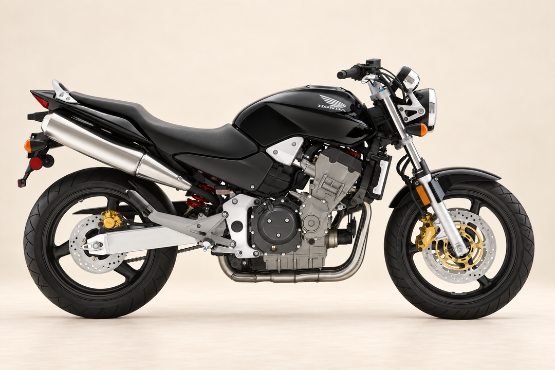 2005 Honda CB900F 919 motorcycle in studio view