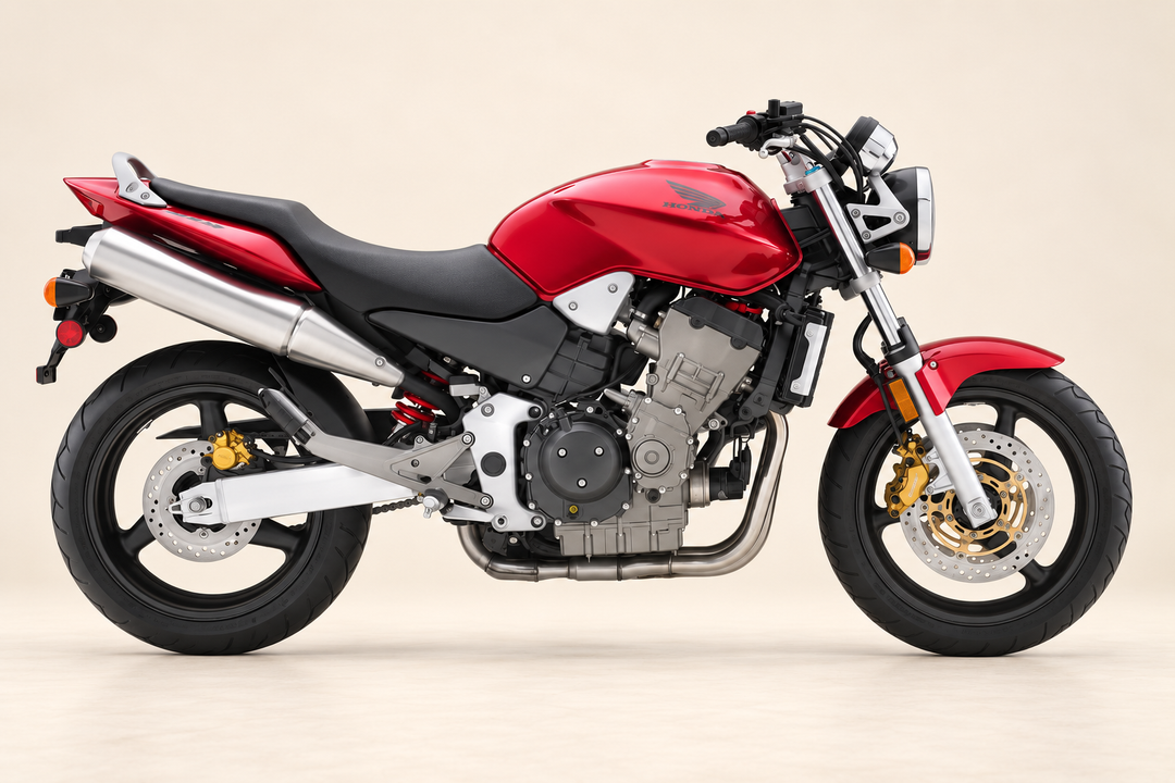 2006 Honda CB900F 919 motorcycle in studio view