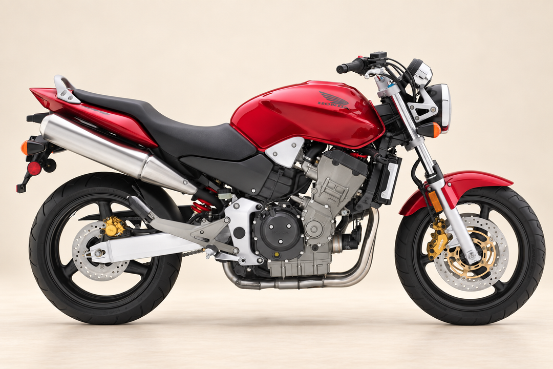 2007 Honda CB900F 919 motorcycle in studio view