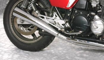 Chrome Slip-On Megaphone Mufflers