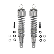 Charger l'image dans la galerie, Honda CB chrome 335mm shock absorber set side detail