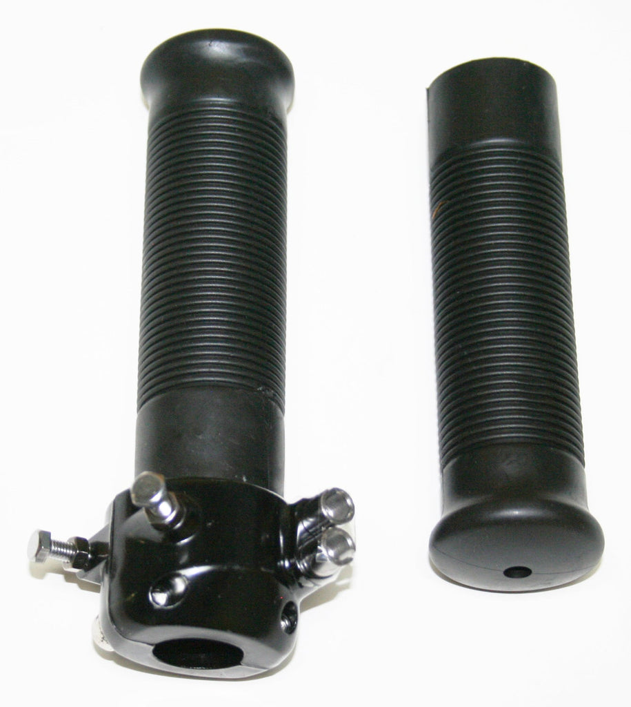 Black Dual Pull Cable Throttle Assembly 7/8" for Honda CB motorcycles