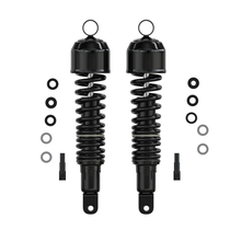 Load image into Gallery viewer, Honda CB black 335mm shock absorber set side detail