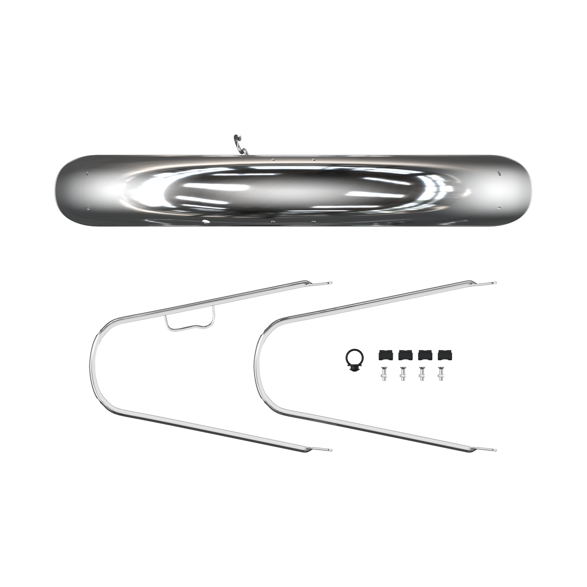 Honda CB750K CB550K chrome stock type front fender 61100-341-700XW