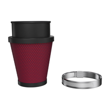 Load image into Gallery viewer, Round Pod Air Filter ~ Black/Red