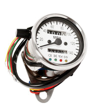 Load image into Gallery viewer, Deluxe Mini Custom Speedometer-MPH ~ White Face Plate