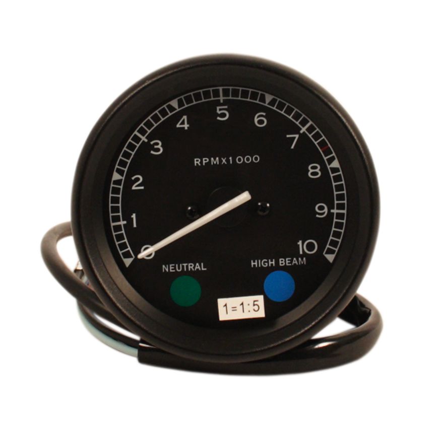 5:1 Vintage Style Tach for Honda CB motorcycles