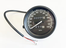 Load image into Gallery viewer, Honda CB custom vintage style mph speedometer front view