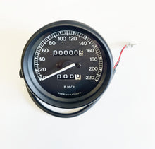 Load image into Gallery viewer, Custom vintage style KPH speedometer 03-0761 for Honda CB motorcycles