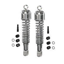 Charger l'image dans la galerie, Honda CB chrome 335mm shock absorber set side detail