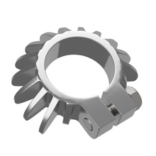 Load image into Gallery viewer, Honda CB750K right exhaust flange clamp with bolt side detail 18231-300-010