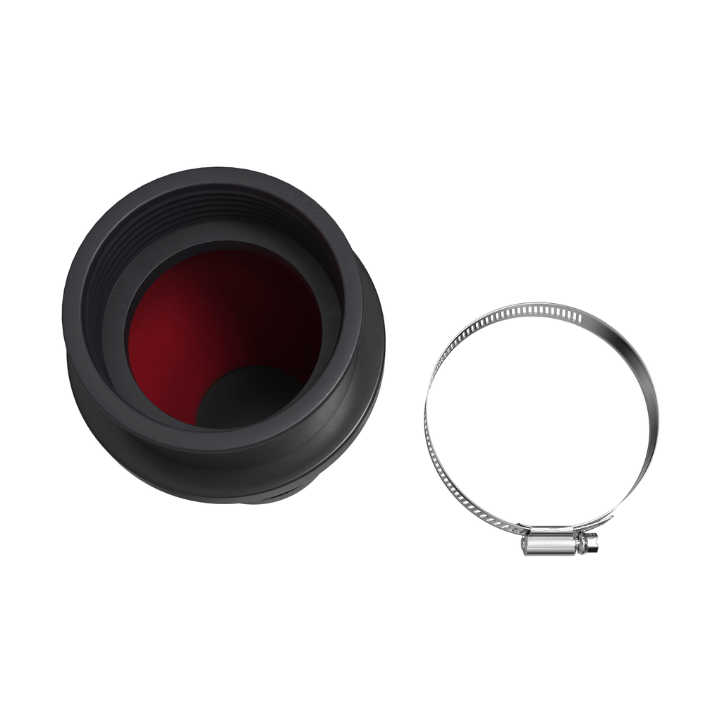 Round Pod Air Filter ~ Black/Red