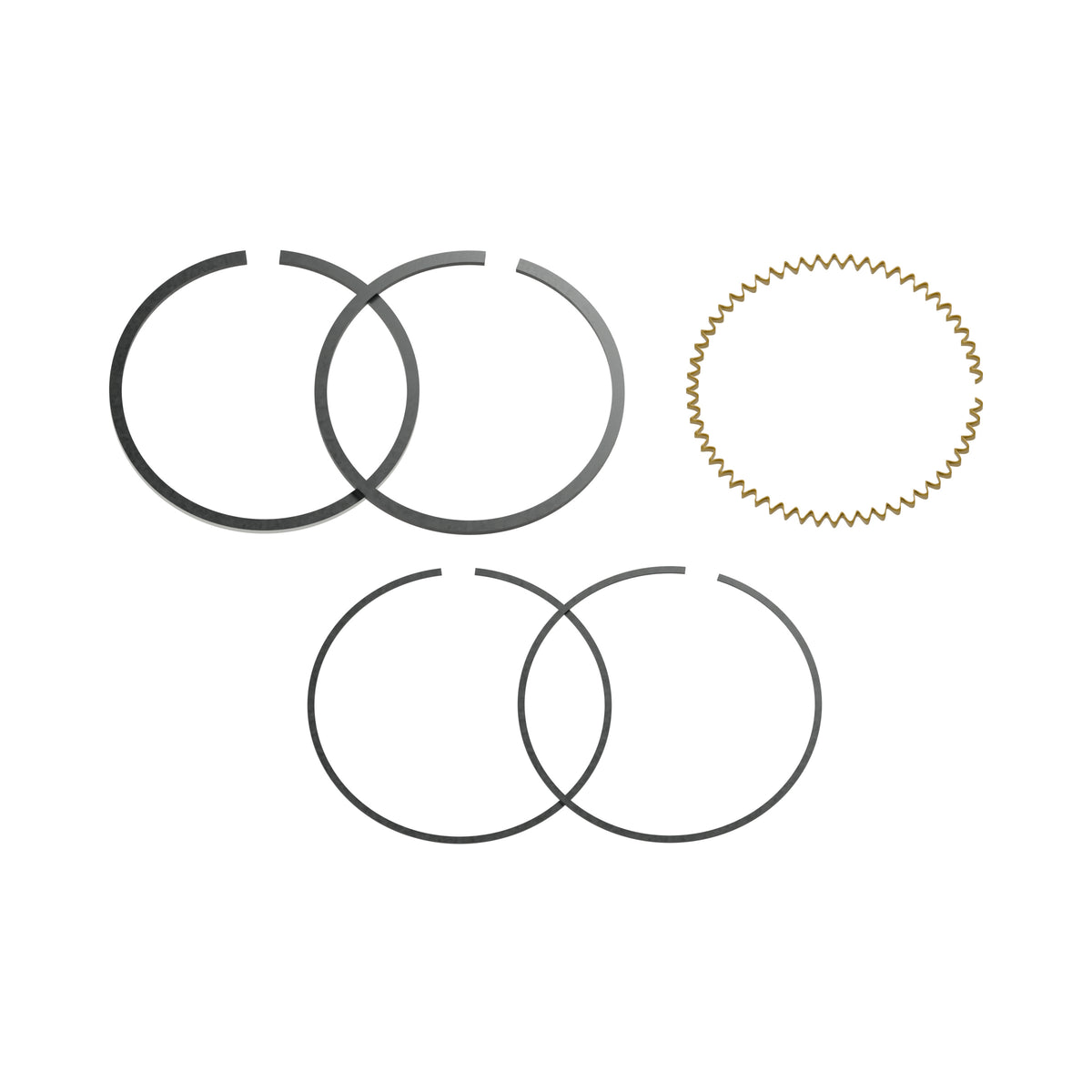 Honda Piston Ring Set ~ Standard Size — Front three-quarter