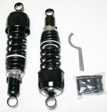 Load image into Gallery viewer, All Black Shock Absorber Set ~ 290mm Eye to Eye for Honda CB motorcycles