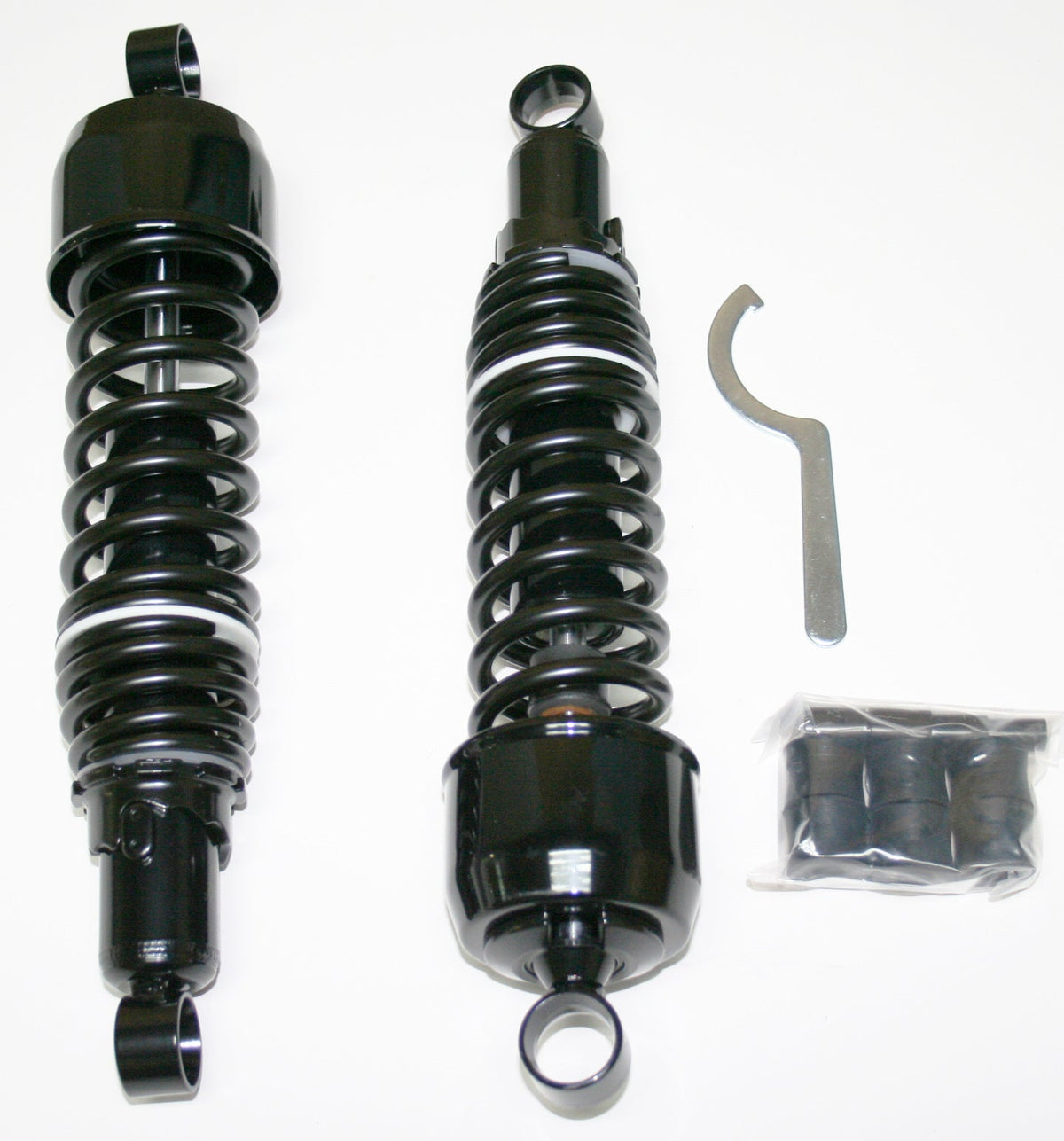 Honda CB650 CB900 CB1000 black shock absorber set stock 325mm length