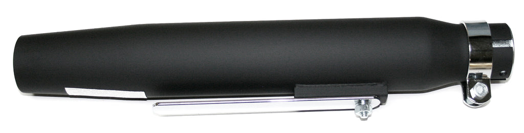 Universal Flat Black Tapered Muffler