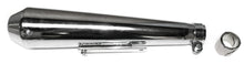 Charger l&#39;image dans la galerie, Universal Chrome Reverse Cone Shorty Muffler