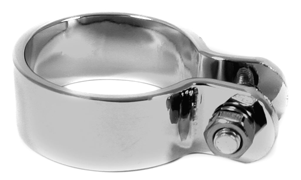 Chrome Exhaust Clamp ~ 1 1/2"