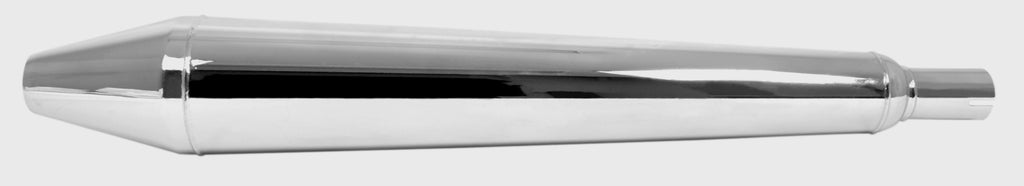 Chrome Norton Style Muffler ~ 27" Long for Honda CB motorcycles