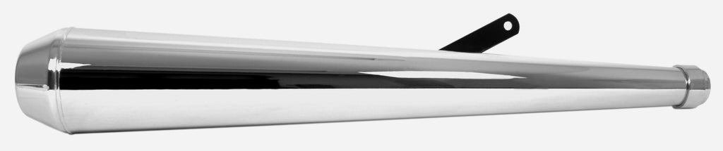 Chrome Dunstall Style Universal Muffler ~ 27 1/2" Long for Honda CB motorcycles