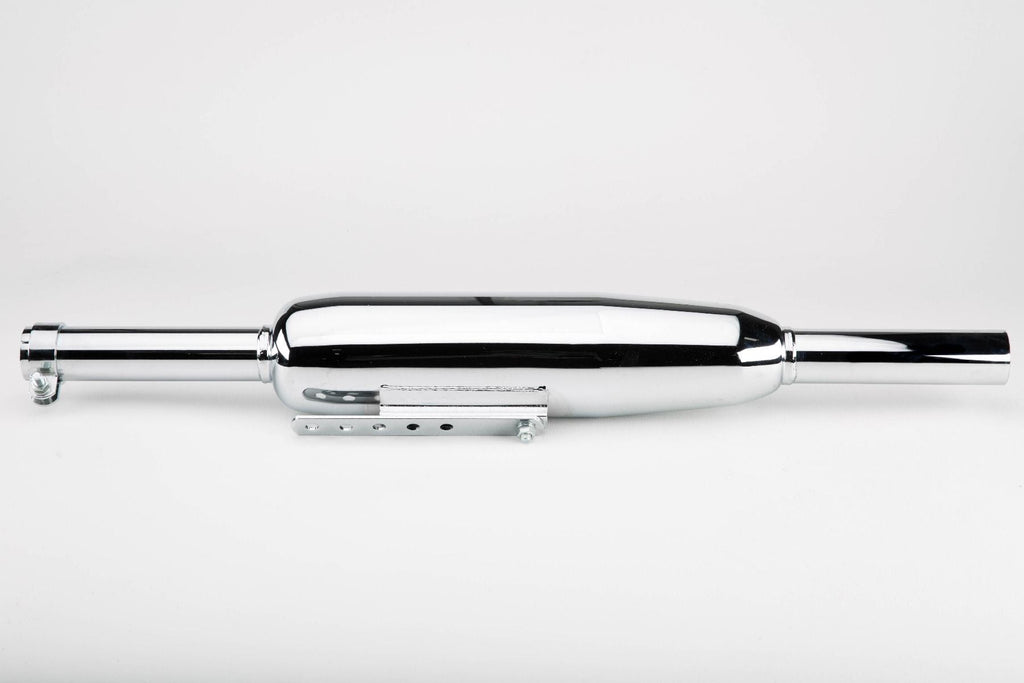 British Style Universal Muffler ~ 29 1/2" Long for Honda CB motorcycles