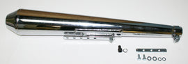 Chrome Megaphone Style Universal Muffler ~ 26