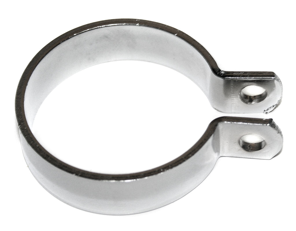 Chrome Exhaust Clamp ~ 2 3/8"