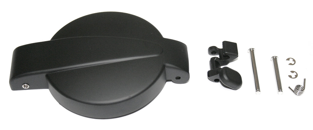 Matte Black ~ OEM Type Gas/Fuel Tank Cap With Latch Assembly