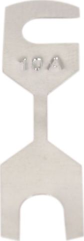 Universal motorcycle 10 amp blade type fuses (pk 5)