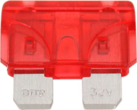Universal motorcycle 10AMP plug in fuses (pk 10)