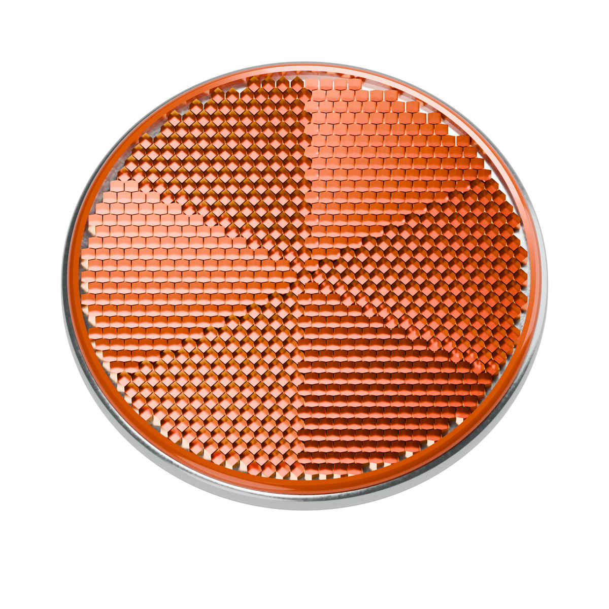 Honda Motorcycle ATV Stock Type Reflector - Replaces Honda OEM 33741-340-670 — Front three-quarter