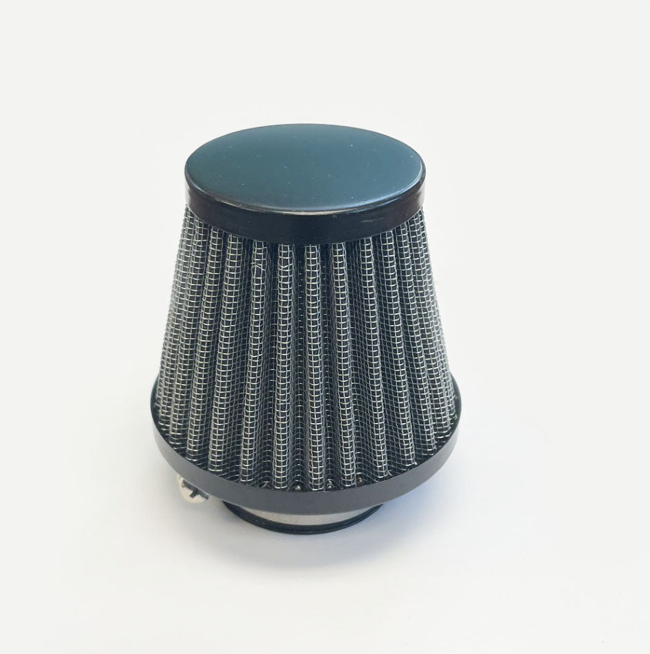 Honda CB 39mm black round pod air filter - image 2