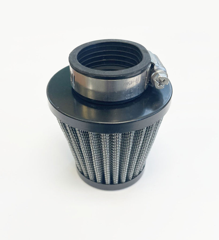 Honda CB 39mm black round pod air filter - image 4