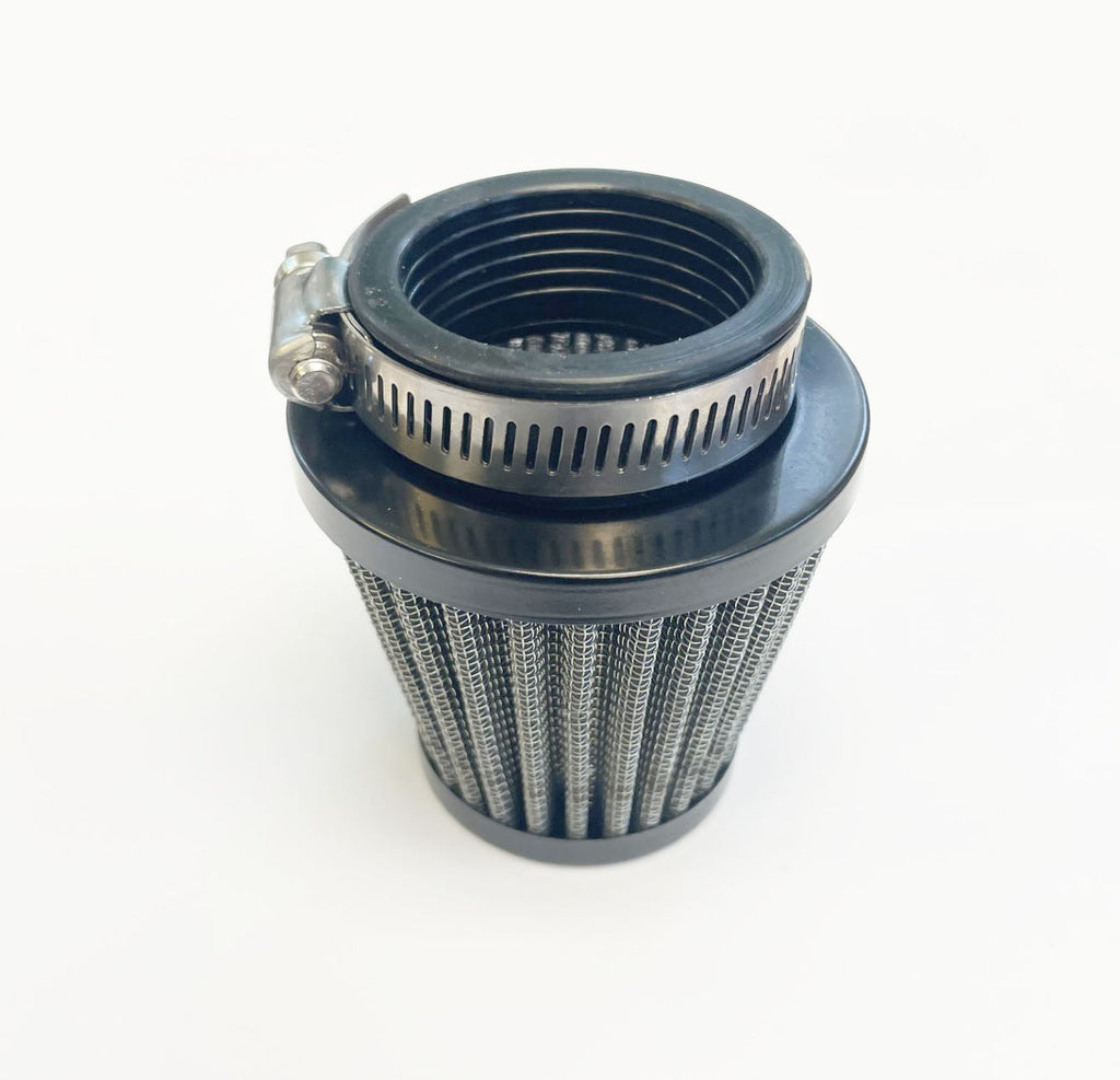 Honda CB 42mm black round pod air filter - image 3