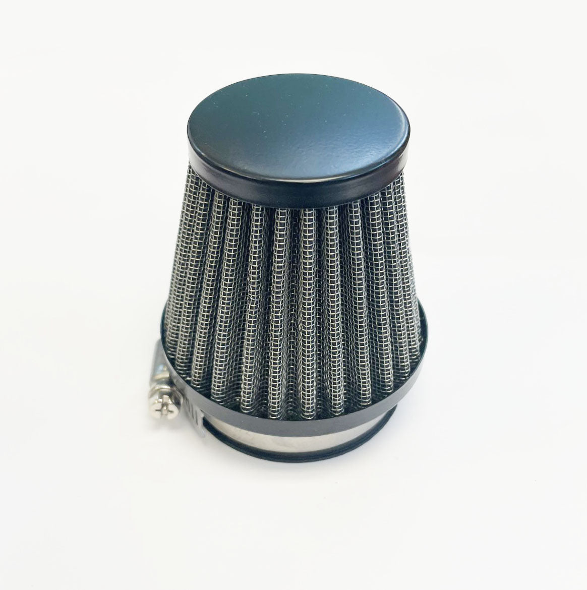 Honda CB 54mm black round pod air filter
