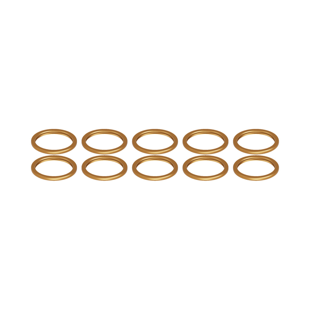 Honda CB Exhaust Headpipe Gaskets – rear view