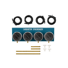 Charger l'image dans la galerie, Universal motorcycle carburetor synchronizer vacuum gauge 2,3,4 cylinders