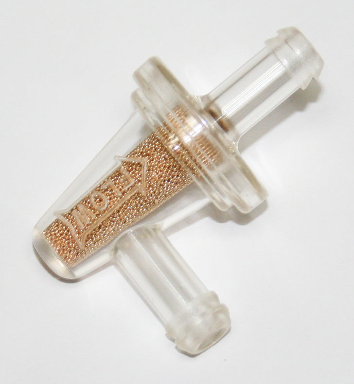 90 Degree Bronze Inline Fuel Filter ~ 5/16" for Honda CB motorcycles