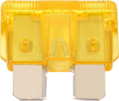 Universal motorcycle 20AMP plug in fuses (pk 5)