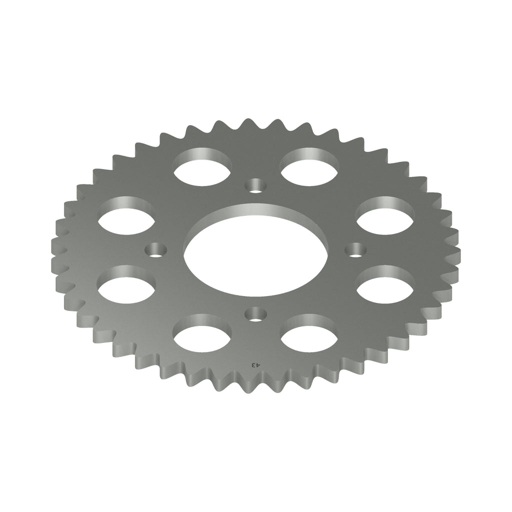 Honda CB750C steel rear sprocket 43 tooth x 530 type 41200-425-641 – rendered rear view