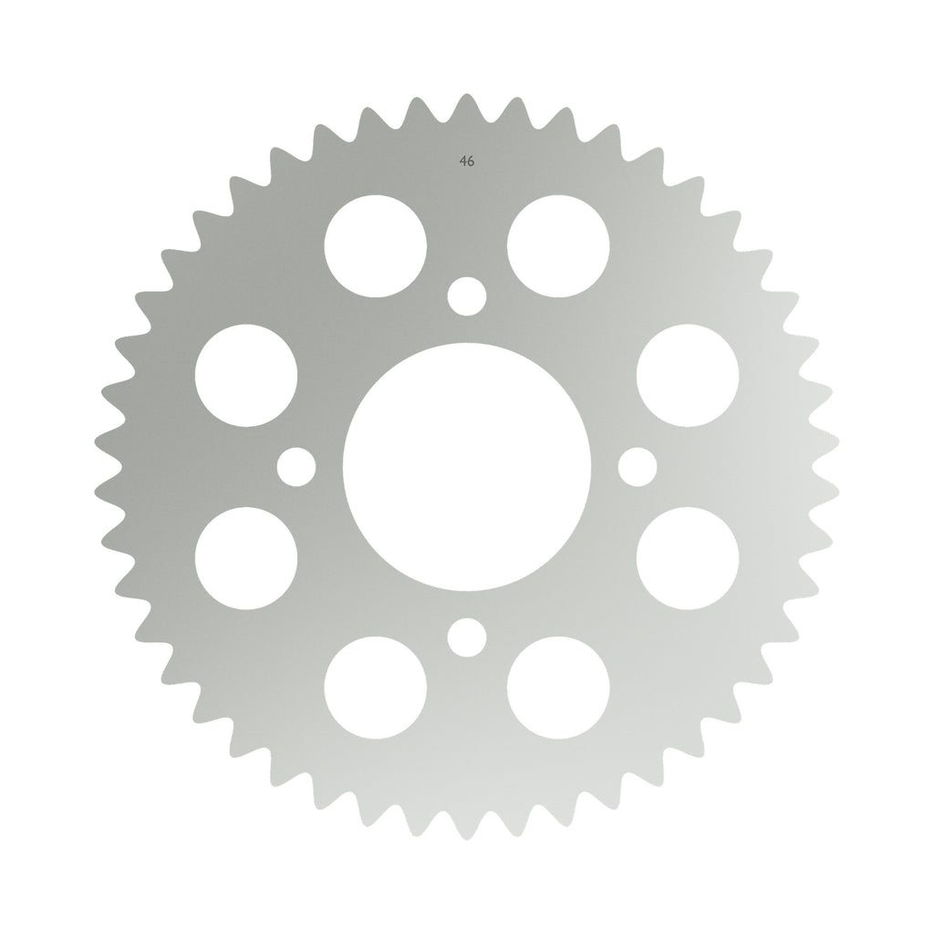 Honda CB750K steel rear sprocket 46 tooth x 530 type 41200-425-770 – rendered top view