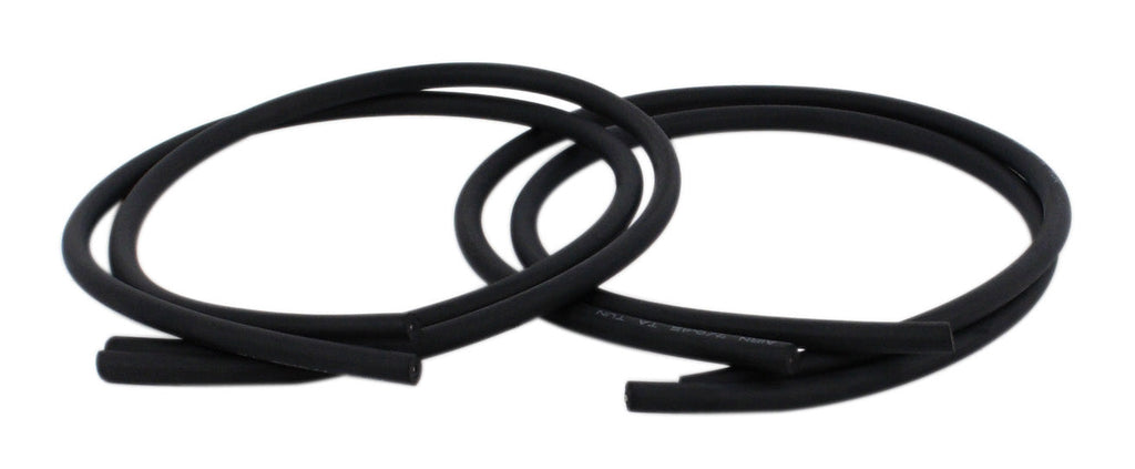 Black Cylinder Wire Set - 2pcs x 20" Long for Honda CB motorcycles