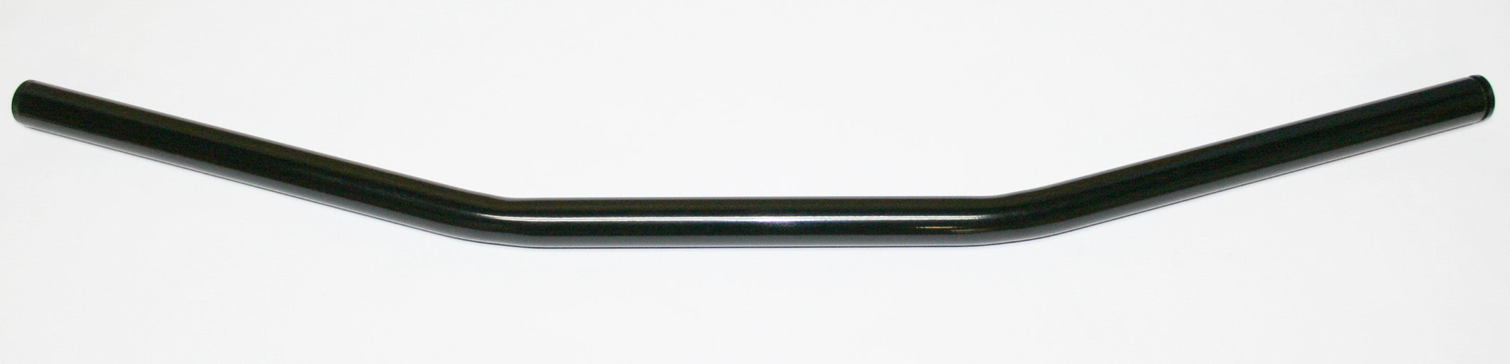 Universal motorcycle drag bar handlebar gloss black 1 in.
