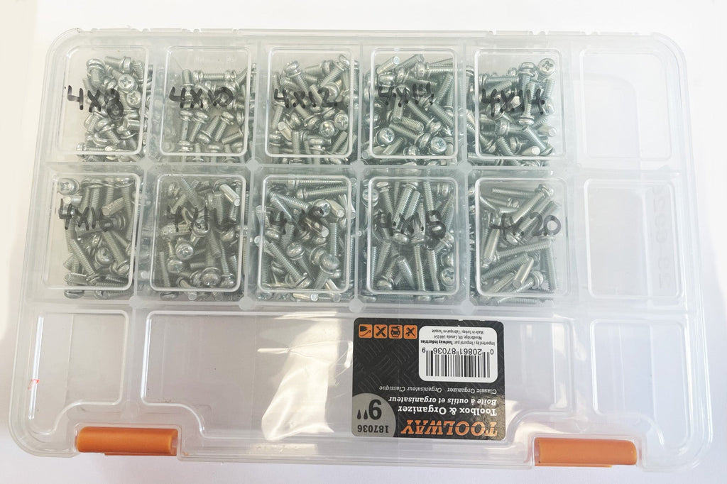 Professional Carb Rebuild Shop Kit - 4mm x 400 JIS Phillips Pan-Head Assortment for Honda CB motorcycles