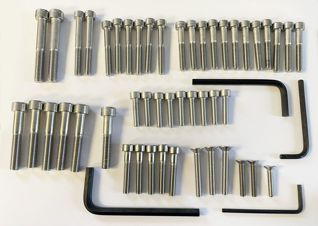 Engine Cover Bolt Set - 52 Pieces