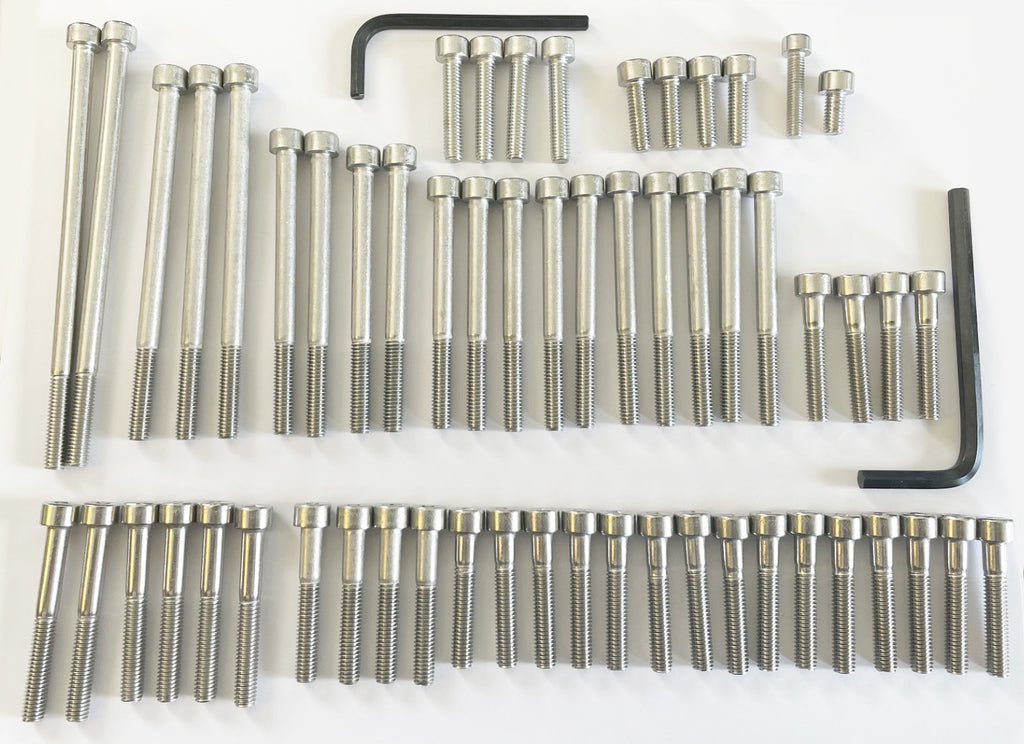 Engine Cover Bolt Set - 60 Pieces