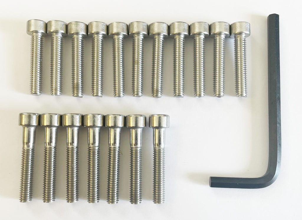 Engine Cover Bolt Set - 19 Pieces