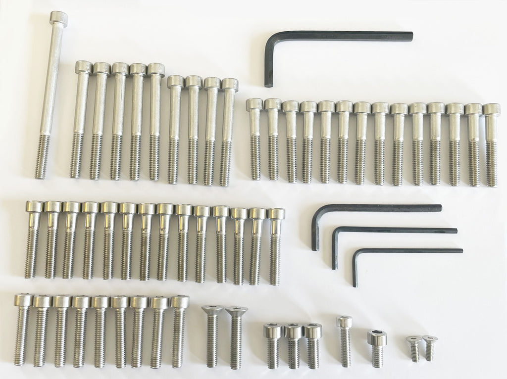 Engine Cover Bolt Set - 60 Pieces Set