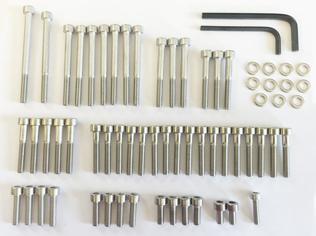 Engine Cover Bolt Set - 65 Pieces